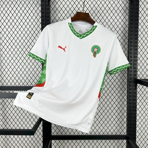 Maillot Maroc Extérieur Blanc CAN 2025-26