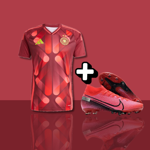 PACK | Maillot Allemagne Rouge Foncé 25/26 + MERCURIAL SUPERFLY VII ELITE-2