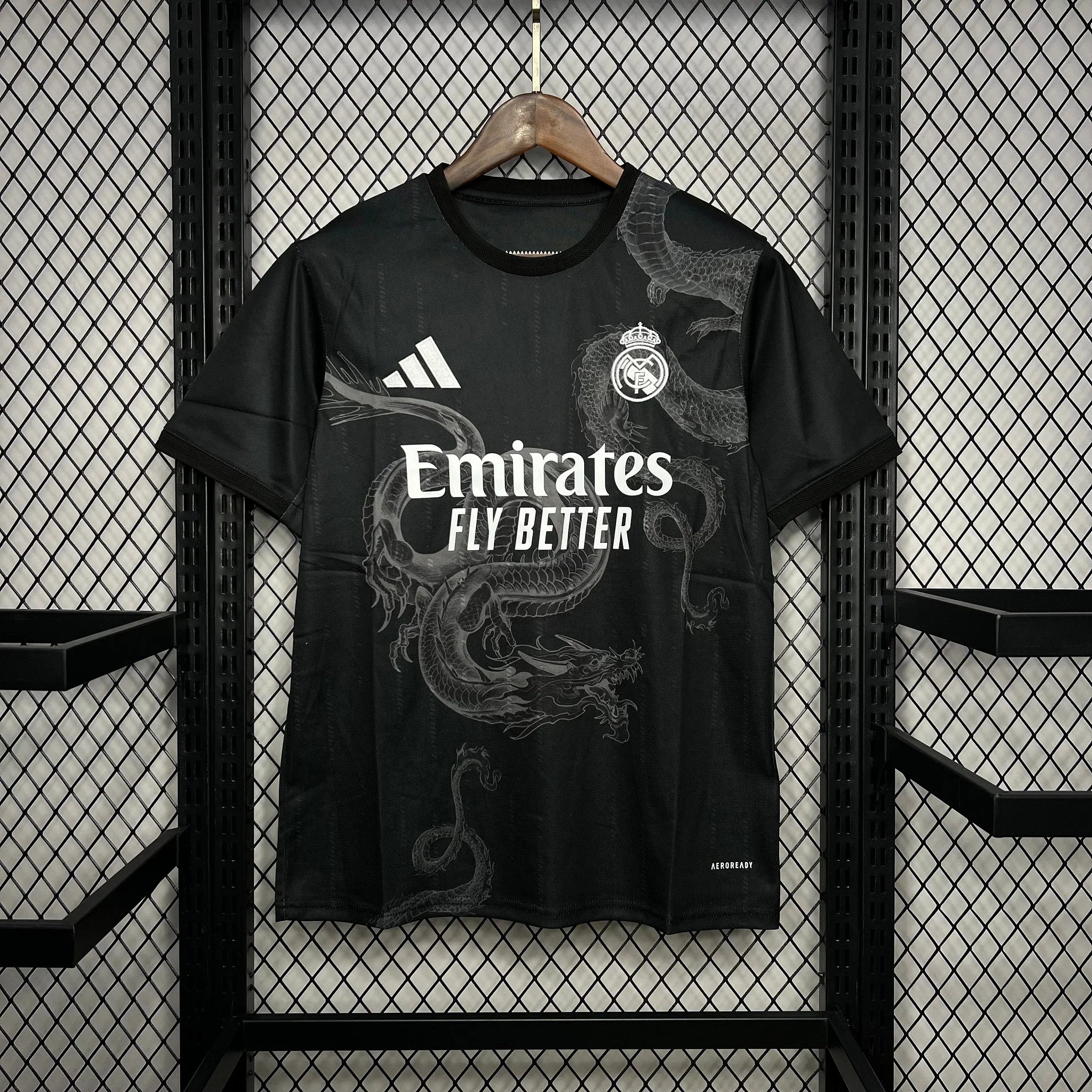 Maillot Real Madrid foot 2024 2025 Noir