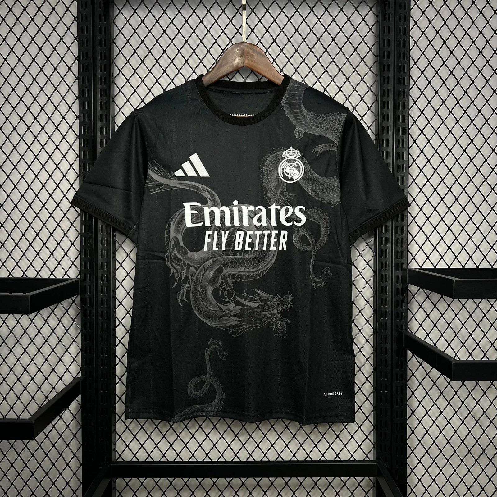 Maillot Real Madrid foot 2024 2025 Noir