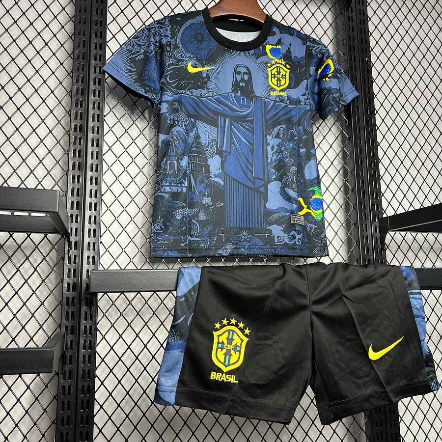 Kits enfant Brésil x Jesus Christ Domicile Junior Enfant 2024-2025