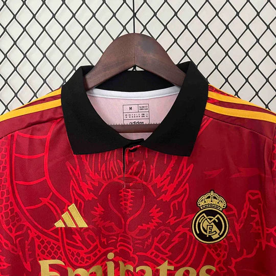 Maillot 2024/25 Real Madrid Concept Dragon Rouge
