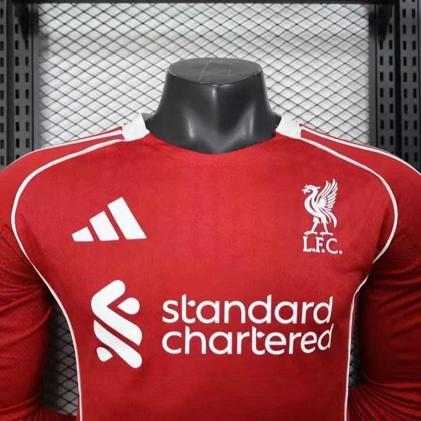 Maillot Liverpool manches longues 2025-26
