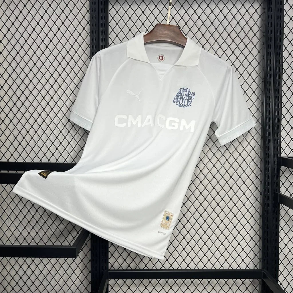 Maillot Olympique de Marseille foot 125 ans 2024 2025 OM blanc