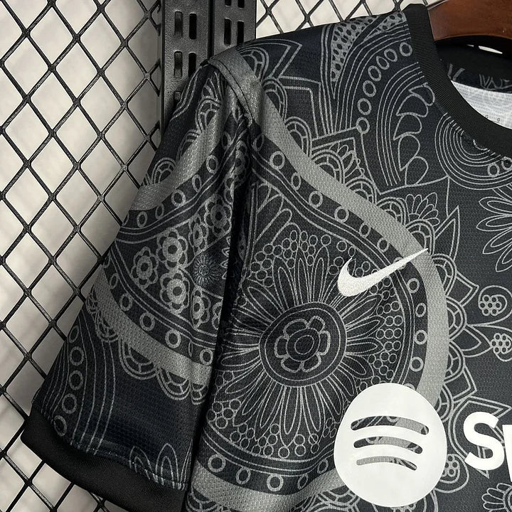 Maillot foot FC Barcelone noir concept 2024 2025