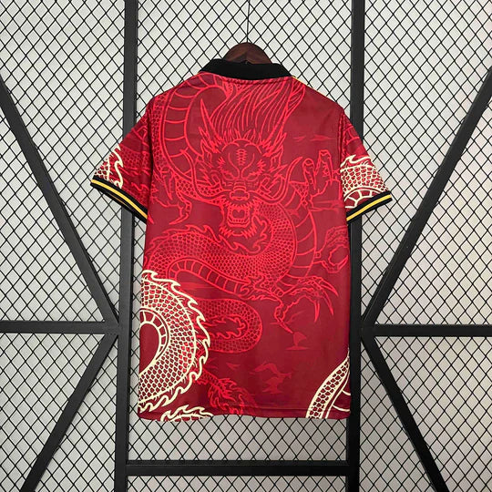 Maillot 2024/25 Real Madrid Concept Dragon Rouge