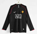 Maillot 07-08 Manchester United Exterieur Manches Longues