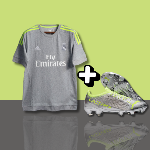 PACK | Maillot Real Madrid 2015 2016 + PUMA ULTRA 13 FG-14
