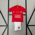 KIT ENFANT RÉTRO MANCHESTER UNITED 2008