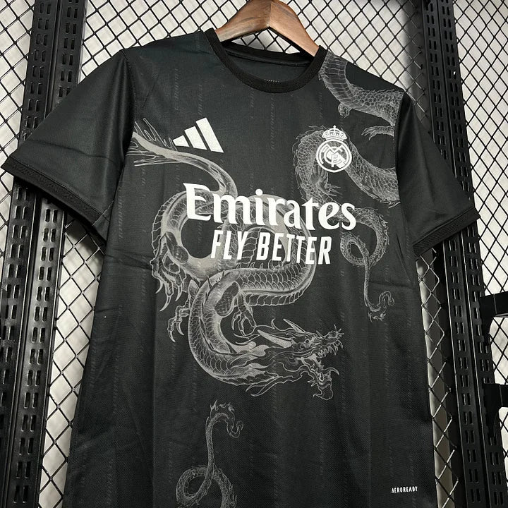 Maillot Real Madrid foot 2024 2025 Noir