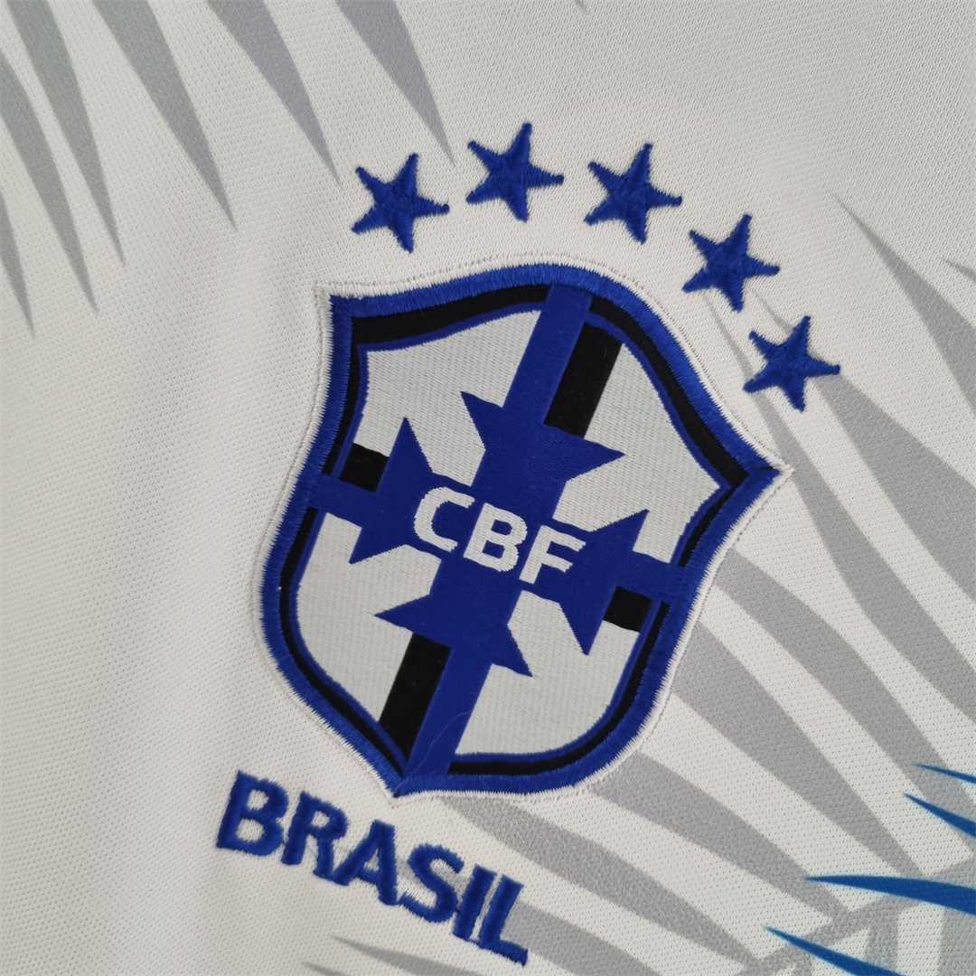 Maillot Brésil Concept Fleurs Bleu et Blanche 23/24
