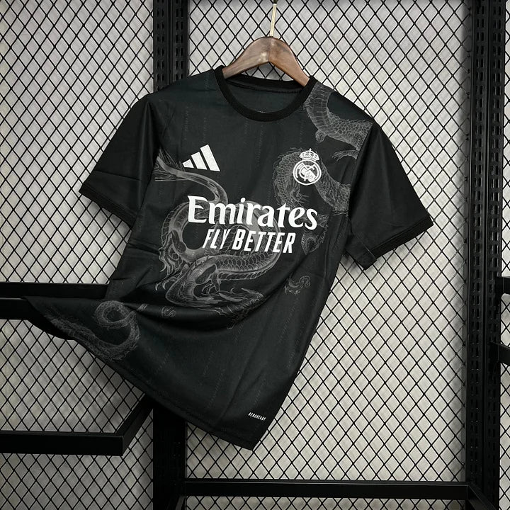 Maillot Real Madrid foot 2024 2025 Noir